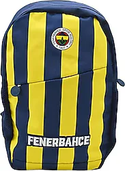 Me Çanta 24756 Fenerbahçe Çubuklu Forma Desenli 3 Bölmeli Okul Sırt Çantası