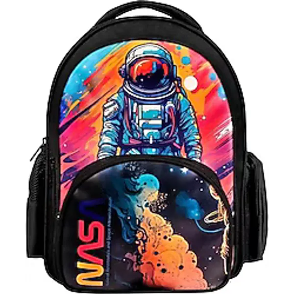 Me Çanta 24983 Nasa Astronot Desenli 3 Bölmeli Okul Sırt Çantası