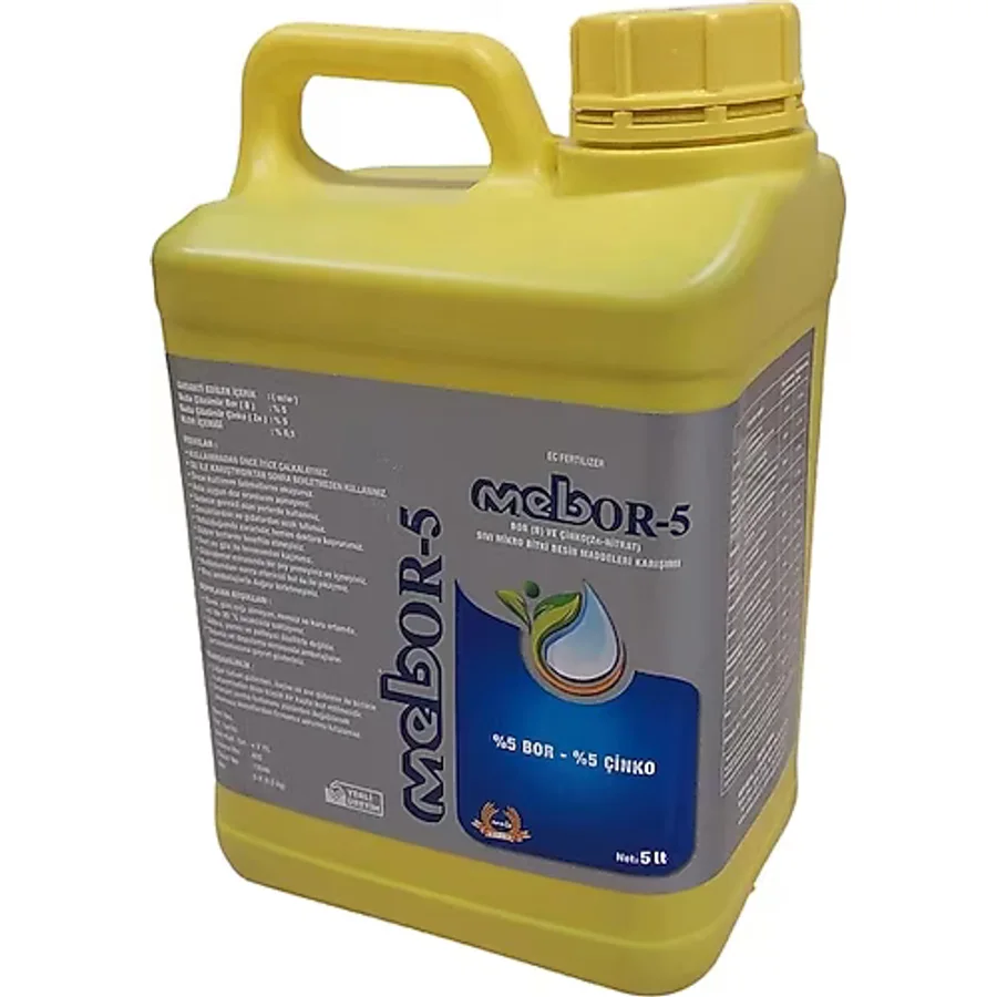 Mebor 5 Bor, Cinko Sivi Bitki Besin Maddeleri (5 Litre)