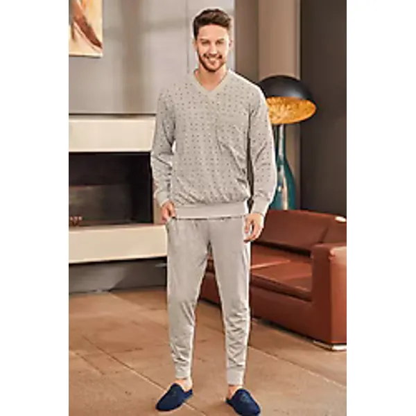 Mecit 2757 Büyük Beden Erkek Pijama Takımı