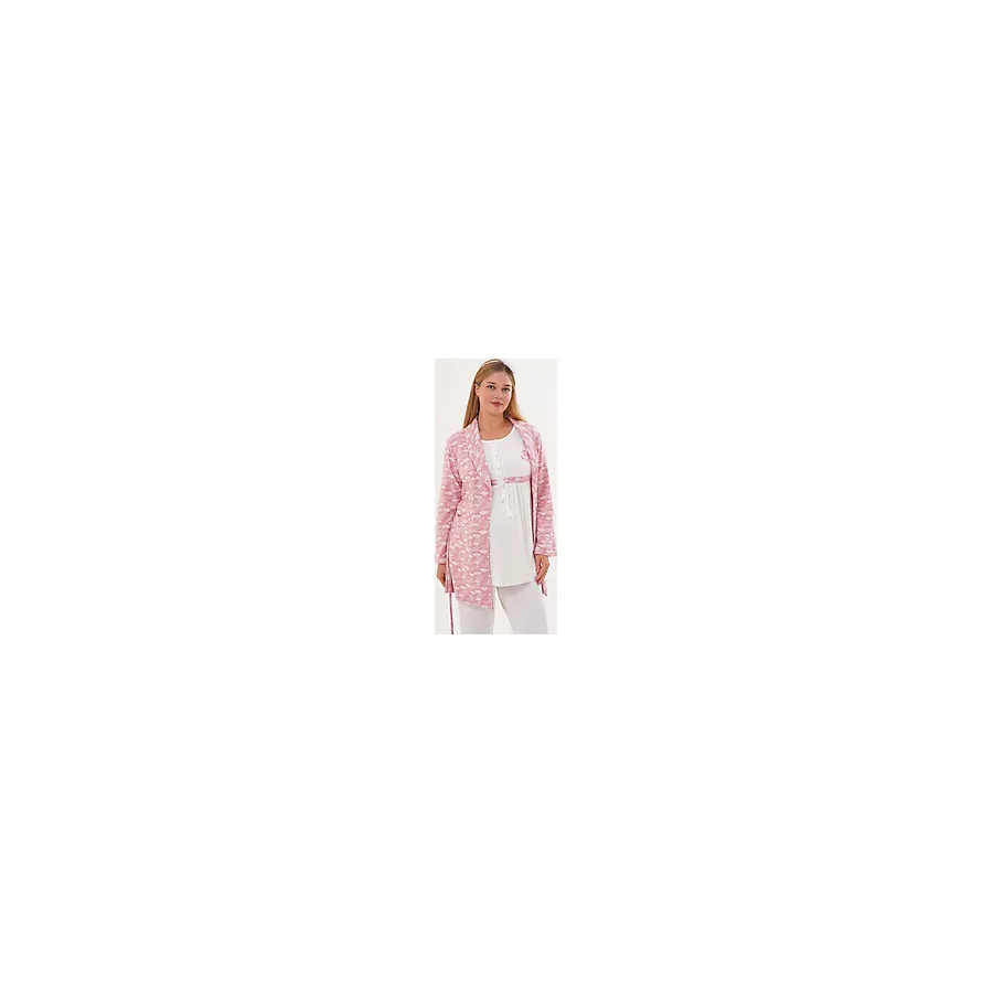 Mecit 6100 Sabahlıklı Şardonlu Hamile ve Lohusa Pijama Takımı