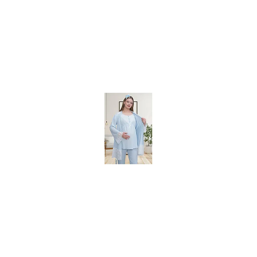Mecit 6203 Sabahlıklı Lohusa Pijama Takımı