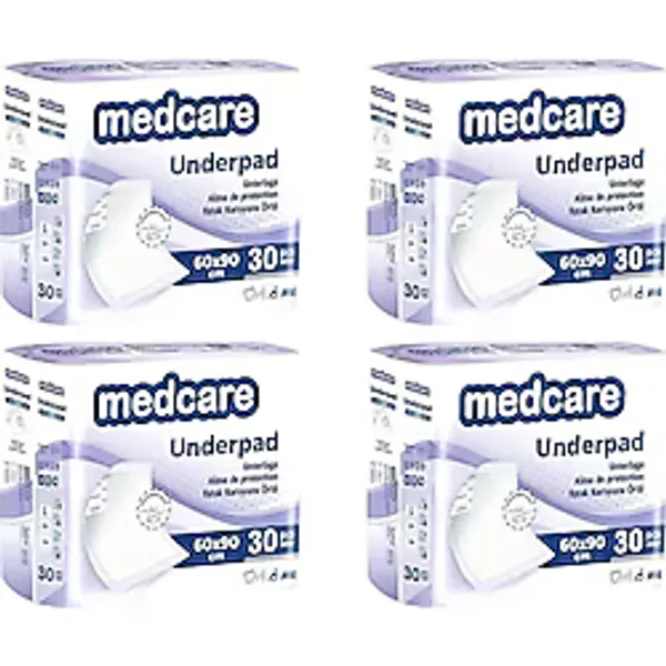 Medcare 60x90 cm 30'lu 4 Adet Yatak Koruyucu Örtü