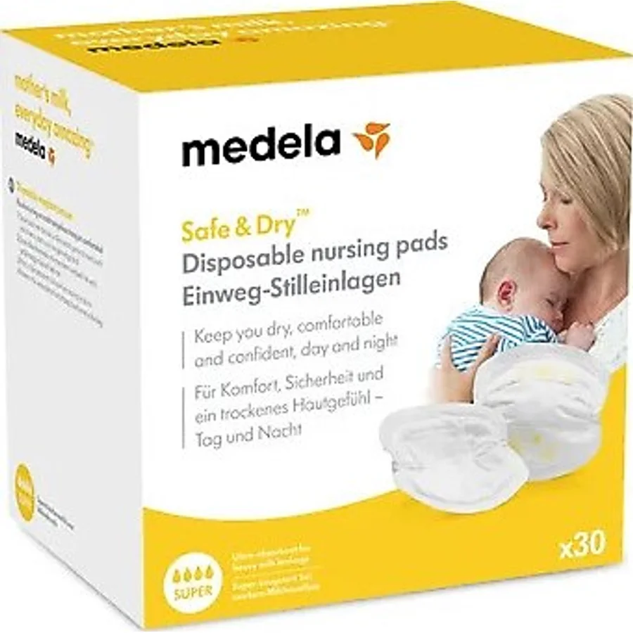 Medela Safe & Dry Tek Kullanımlık 30'lu Göğüs Pedi