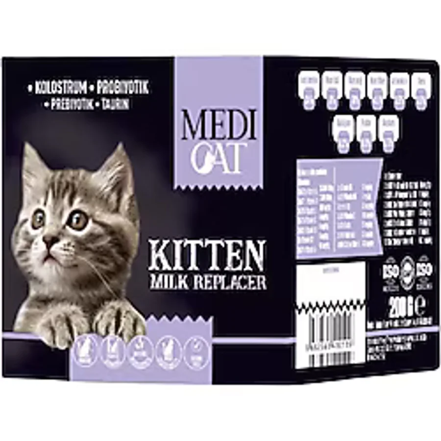 Medi Cat Kitten Milk Replacer Yavru Kedi Süt Tozu 200 Gr