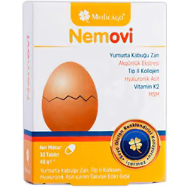 Medicago Nemovi Yumurta Kabuğu Zarı 30 Kapsül