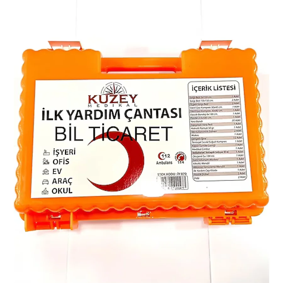 Medikal İş Yeri Kuzey İlk Yardım Çantası Ecza Dolabı - İlk Yardım Seti