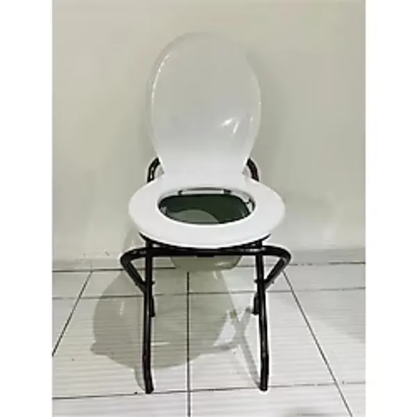 Medikalbim Hasta Wc Sandalye Klozet Kamp Tuvalet Taburesi Seyyar Sandalye Kolay Katlanır