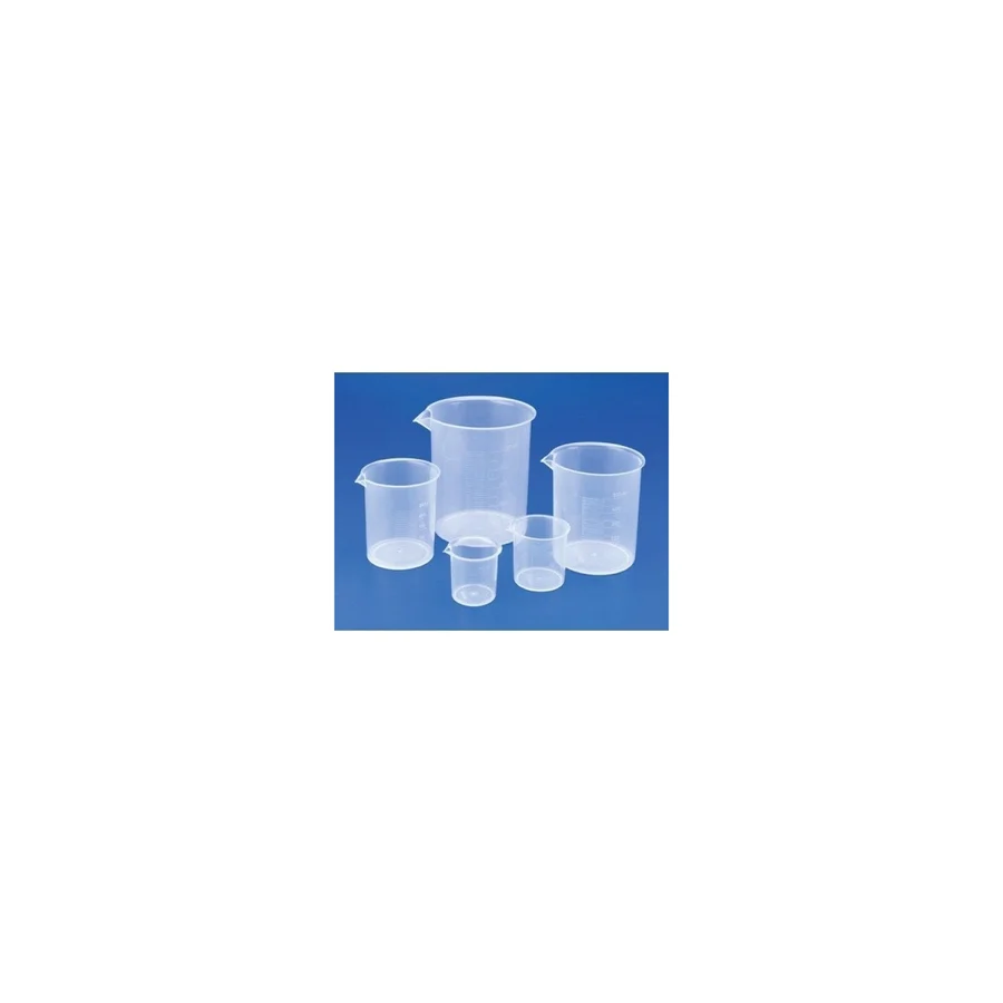 medikaltec Beher Plastik 250 ml Beher Glass