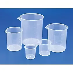 medikaltec Beher Plastik 250 ml Beher Glass