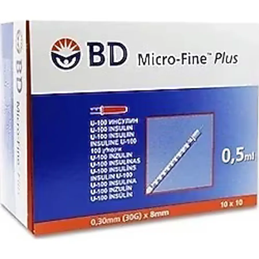 Medikaltec Micro-FineTM Plus 0,5 Ml Insülin Enjektörü 100 Adet
