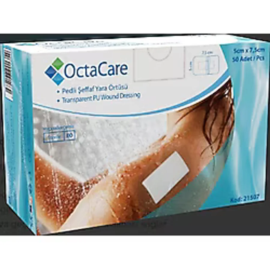 Medikaltec Şeffaf Yara Örtüsü 5 Cm X 7,5 Cm 50 Adet
