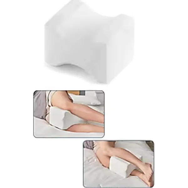 Mediterian Bacak Arası Yastık Ortopedik Bacak Arası Yastık Sünger Hamile Yastığı - 10 x 30 cm - 10 x 43 cm