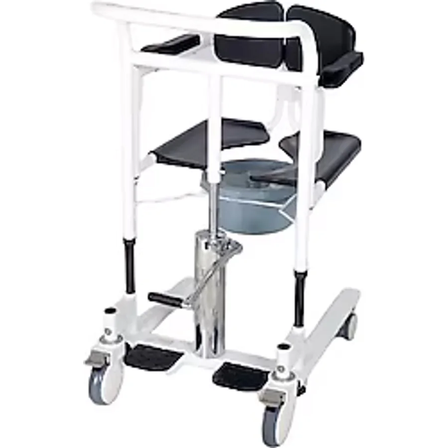 Medwelt TM-H-8048 Hidrolik Klozetli Hasta Tuvalet Sandalyesi