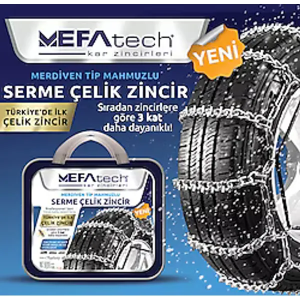 Mefatech 725x13 Merdiven Tipi Kar Zinciri