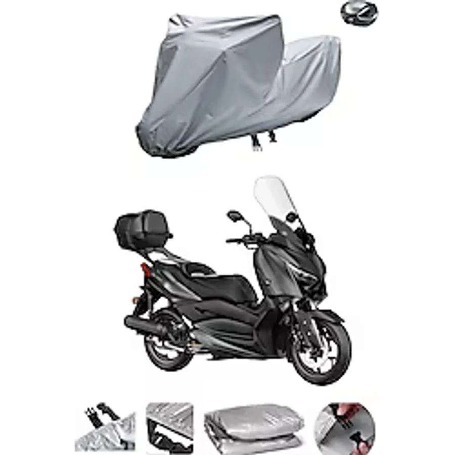 Mega Everest Yamaha Xmax 250 Motosiklet Brandası Arka Çanta Uyumlu Branda,örtü
