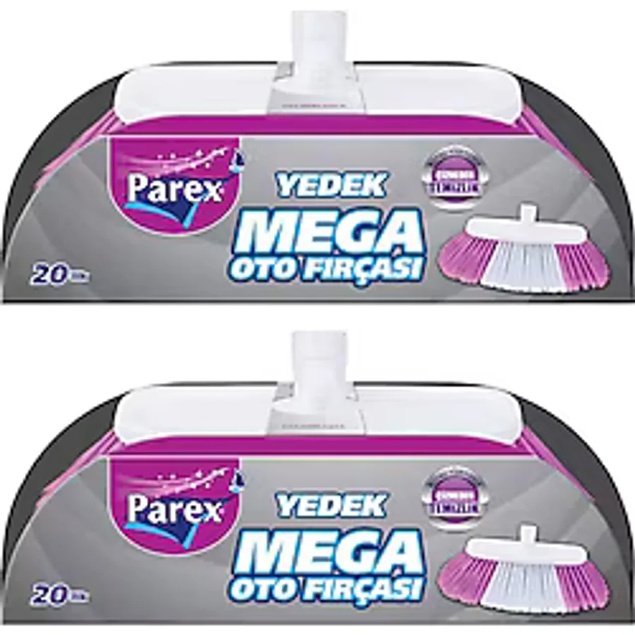 Mega Oto Fırçası Yedek (Sapsız) İkili Paket