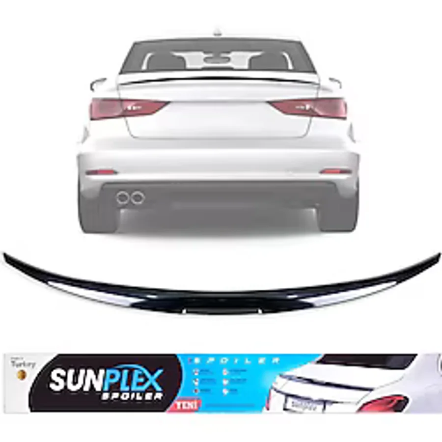 Mega Oto Market Piano Black Enjeksiyon Kalıp Bagaj Spoiler Mercedes E W212 2009-2016 ile uyumlu