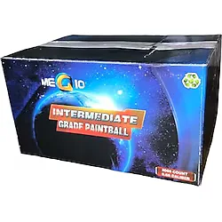 MEGIO Paintball Boya Topları PEG içerikli Turuncu 0,68 CAL Profosyonel (Standart, Kutu, 2000)