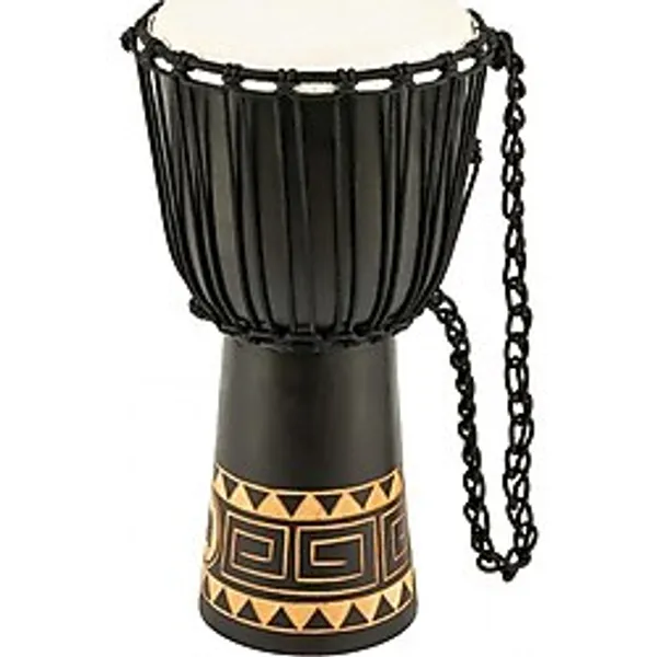 Meinl HDJ1-S Carving African Style 8" Djembe (Dark Brown)