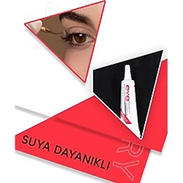 Meks Su Geçirmez Kirpik Yapıştırıcısı Glue Siyah Renk