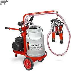 Melasty Ecomini Tekli İnek Süt Sağma Makinesi (Paslanmaz Güğüm-Silikon) (Kuru)