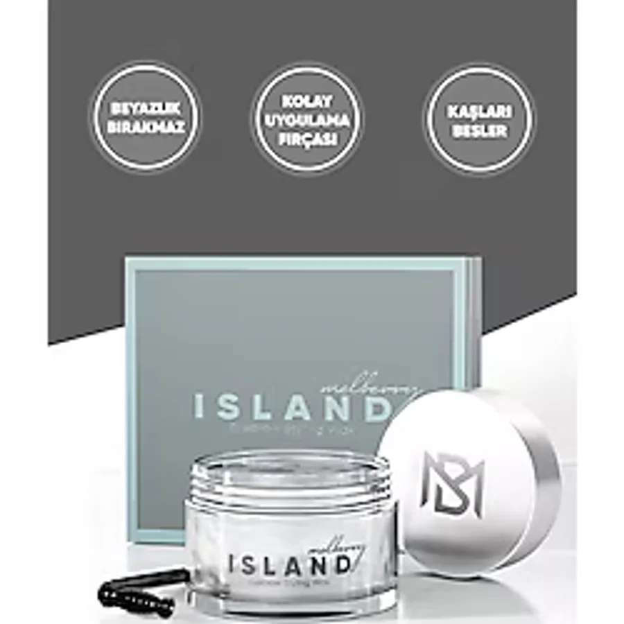 Melberry Island Kaş Şekillendirici-Sabitleyici Wax