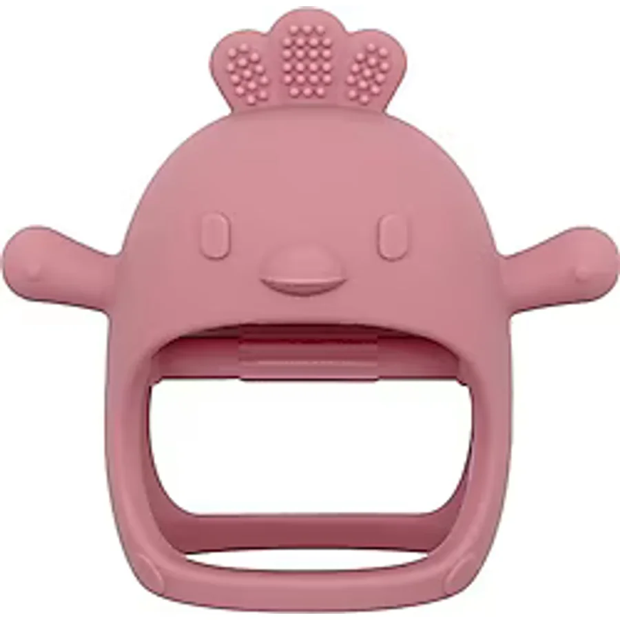 Meleni Baby Silikon Pembe Eldiven Diş Kaşıyıcı