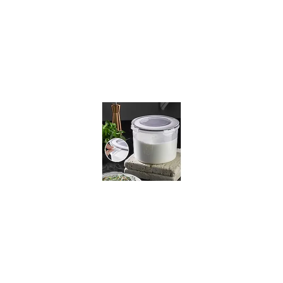 Meleni Home Vakum Kapaklı Yoğurt Kefir Mayalama Kabı - Sızdırmaz Contalı Saklama Kabı 2,5 Lt