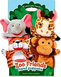 Melissa&Doug Hayvanat Bahçesi El Kukla Seti 9081