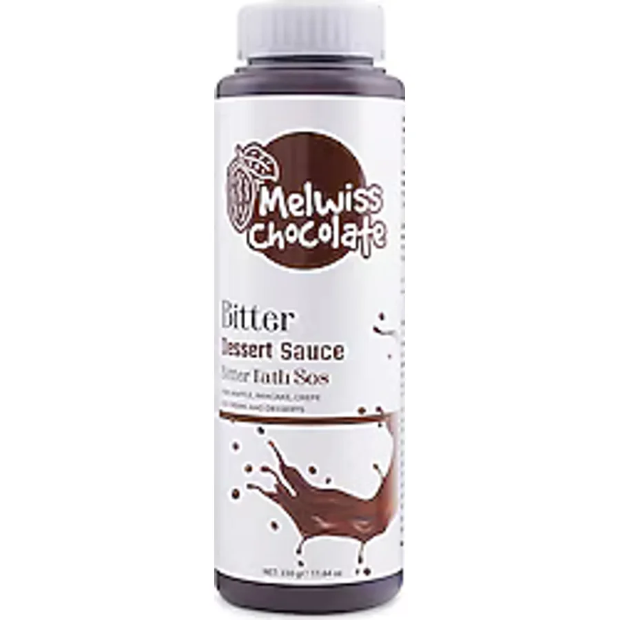 Melwiss Chocolate Chocolate Bitter Aromalı Tatlı Sos 330 gr