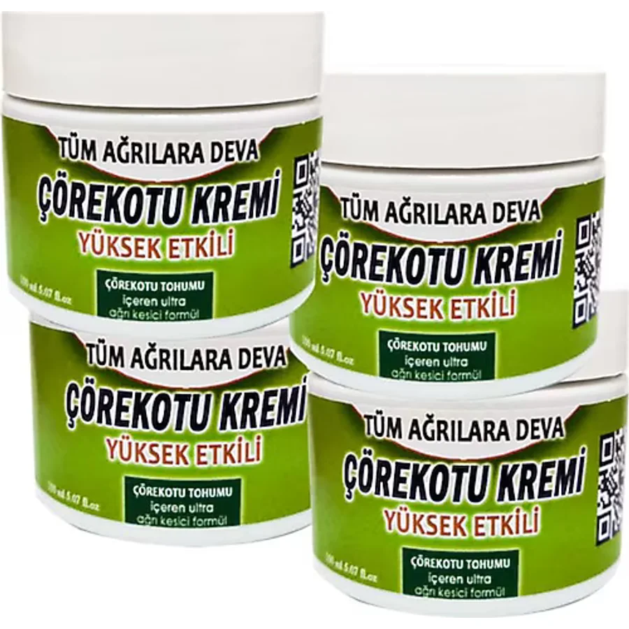 Mem Çörek Otu Tohumu Yağı Karışımlı Krem Büyük Boy 150 ml x 4 adet