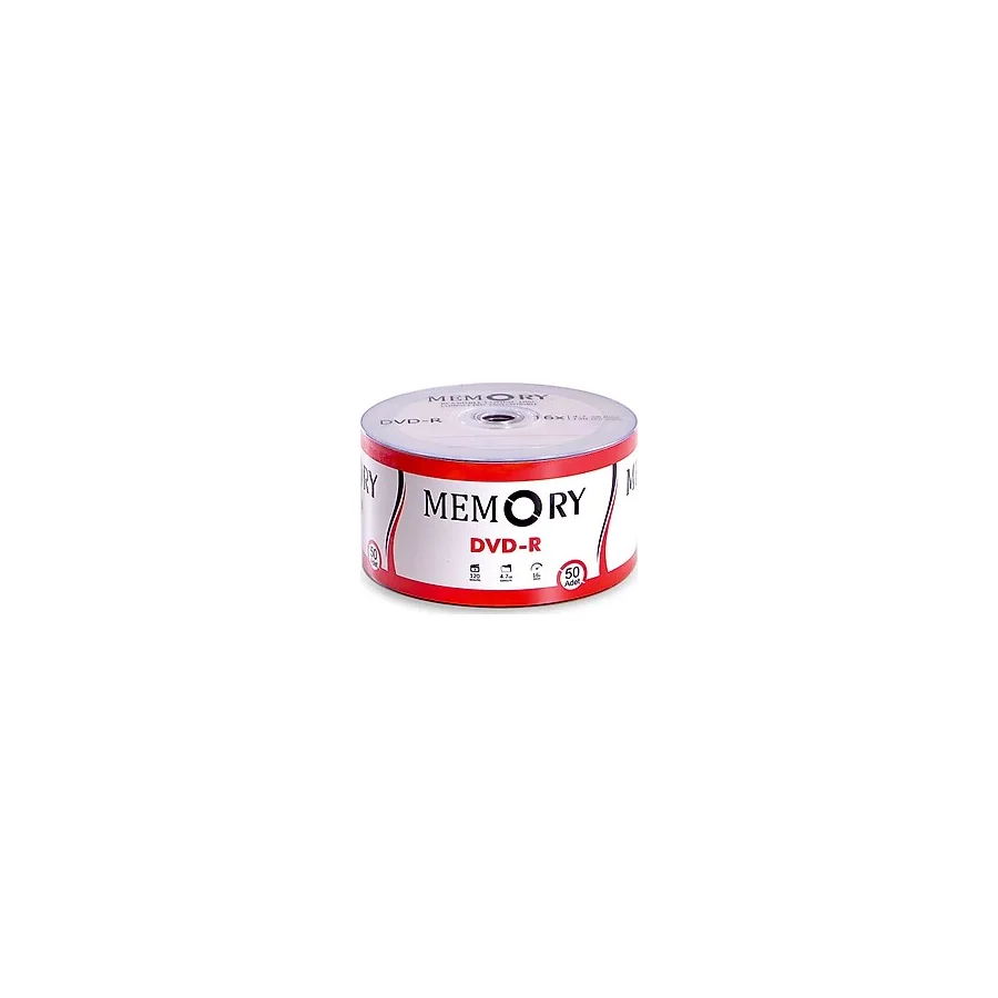 MEMORY Boş Dvd-r 4,7gb 16x 120 Dk 50 Adet Hp Dvd Boş Dvd