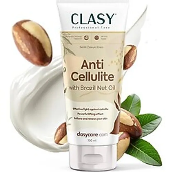 Mena Rise Clasycare Selülite Karşı Mükemmel Koruma - Brezilya Fındığı Yağlı Anti Selülit Kremi Bacak, Basen ve Kalça Sıkılaştırıcı Krem Dermatolojik Olarak Test Edilmiştir, 100 ml
