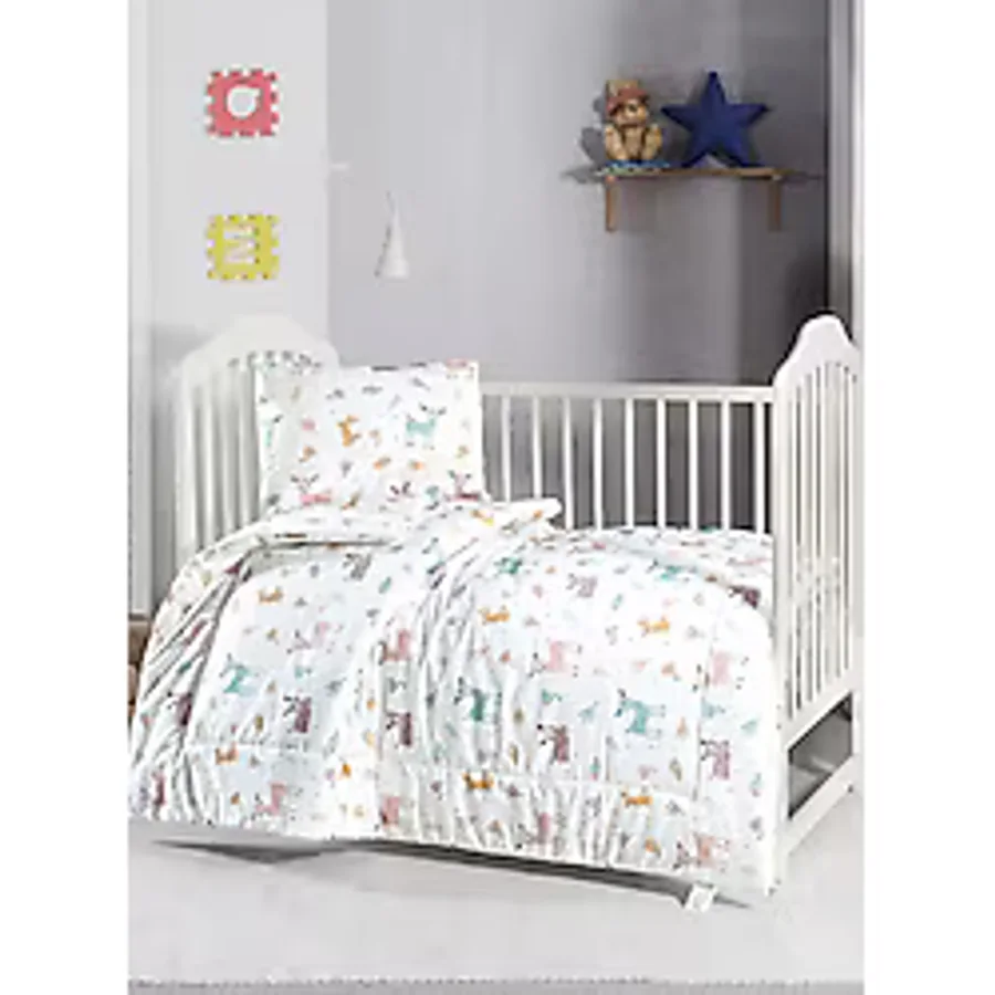 Menderes Home Lanotte Ranforce Bebe Nevresim Takımı Geyik