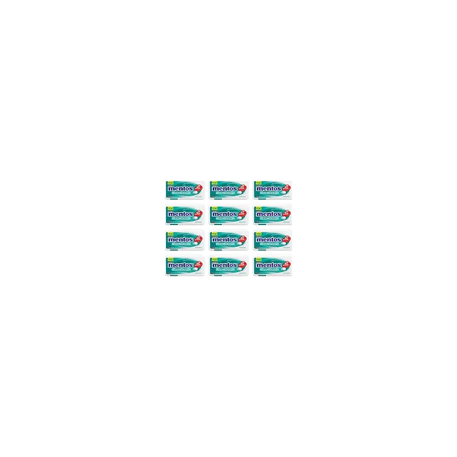Mentos Clean Breath Yoğun Nane Nane Aromalı Tatlandırıcılı Tablet Şekerleme 21 g x 12 Adet