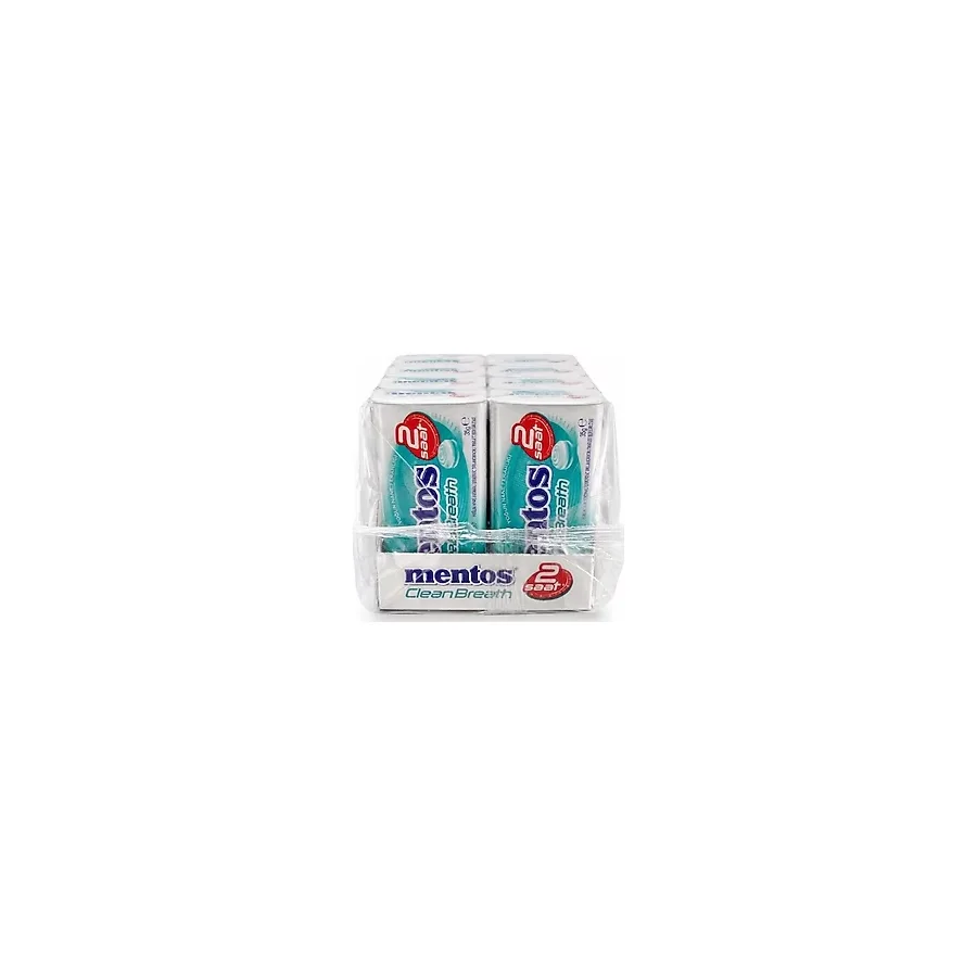 Mentos Cleanbreath 2 Saat Yoğun Naneli Şekerleme 12'li 35 gr - 420 gr