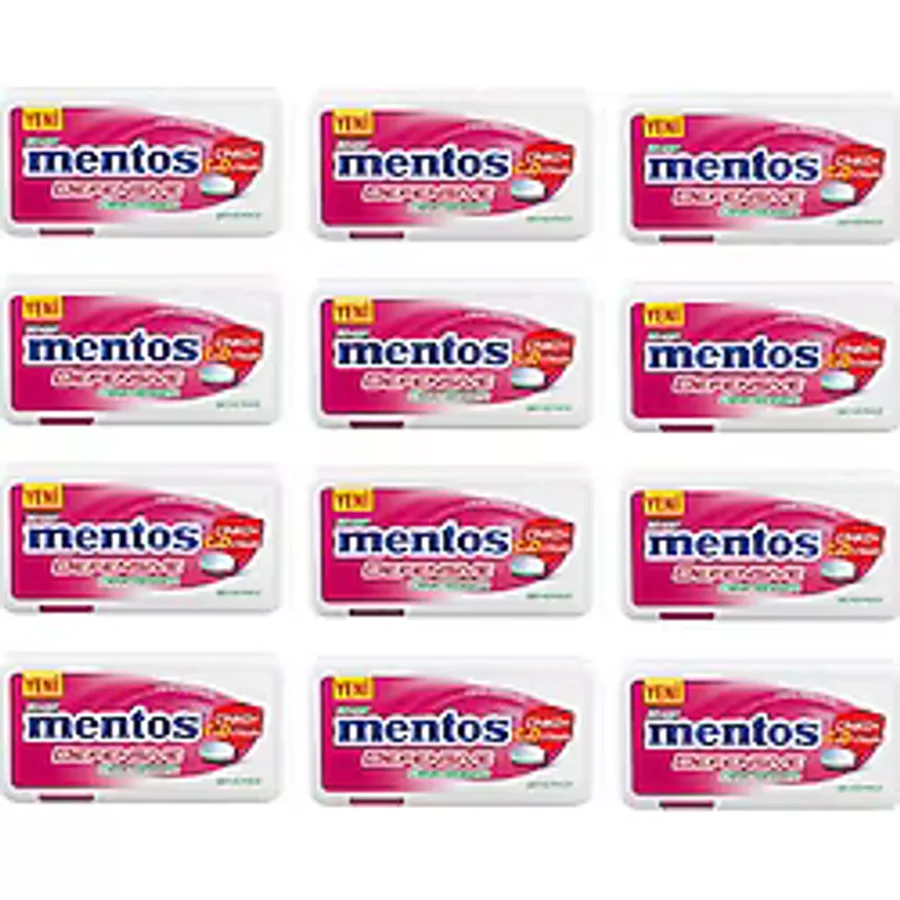Mentos Defensive Clean Breath Vişne Aromalı Şeker 21 gr 12'li