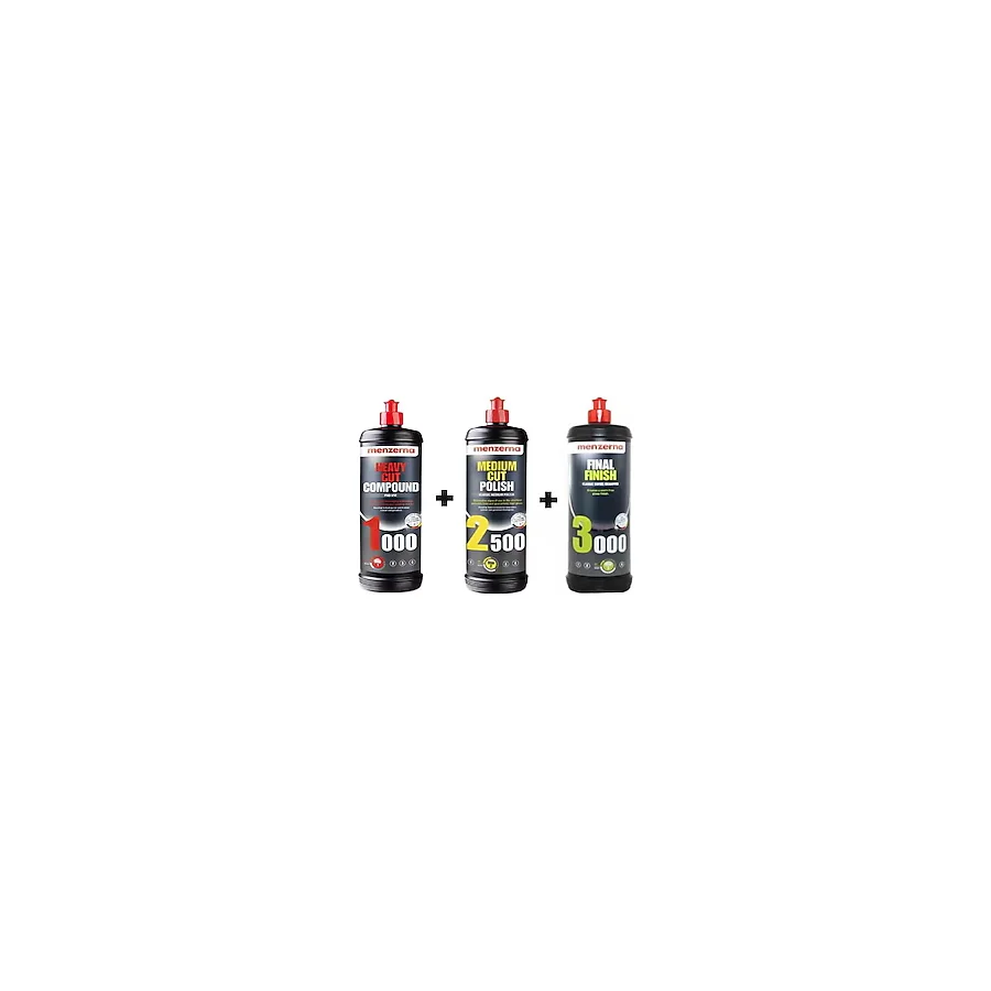 Menzerna 1000 2500 3000 250 ml Pasta Cila Seti