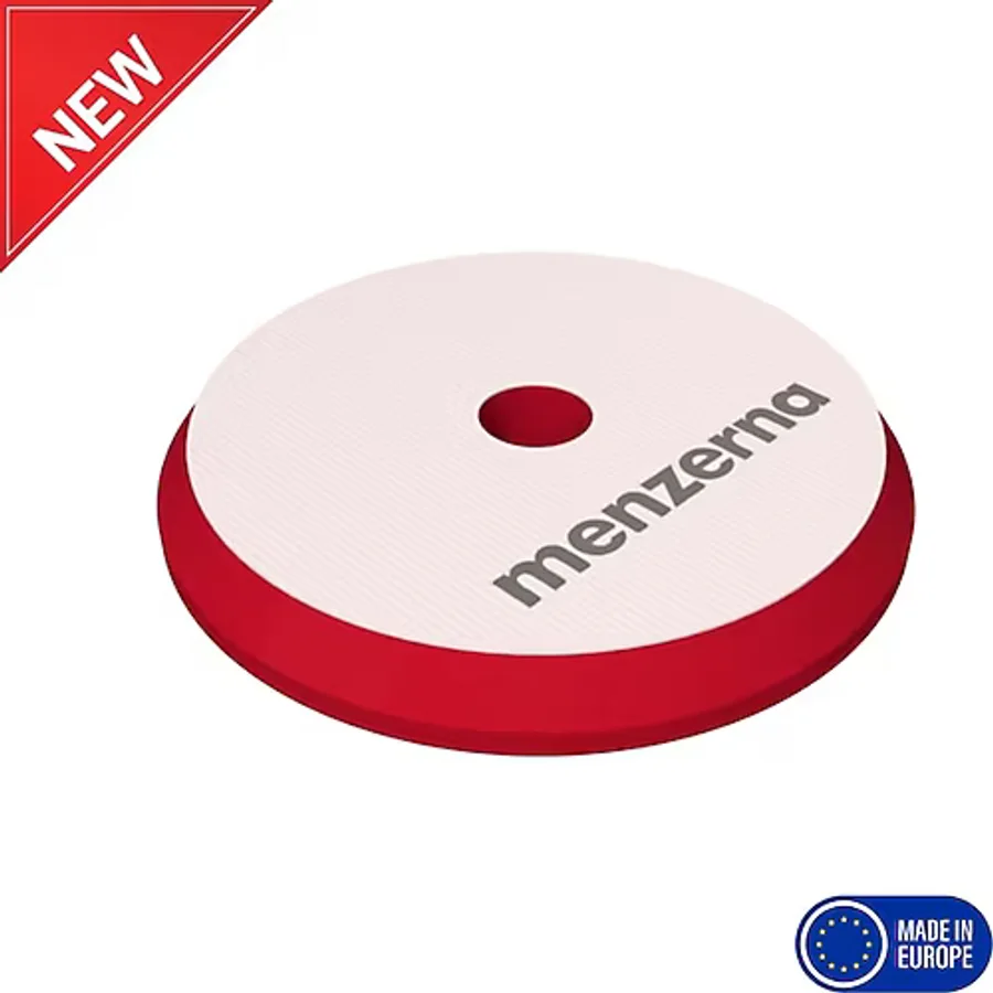 Menzerna Rotary ve Orbital Uyumlu Kalın Pasta Süngeri 130/150mm - Kırmızı Çizik Giderici Ped