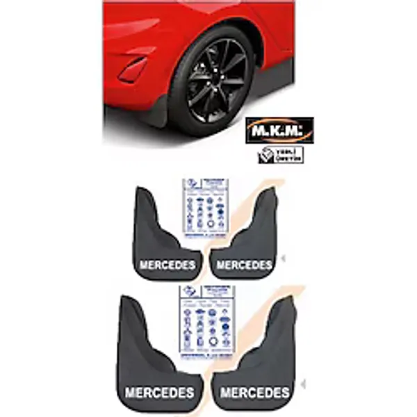 MERCEDES 4'LÜ PAÇALIK ÇAMURLUK TOZLUK