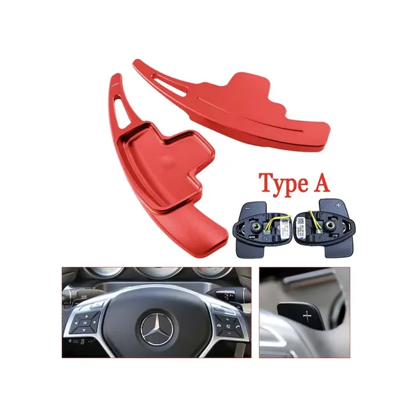 Mercedes B Serisi W246 Kırmızı F1 Kulakçık Pedal 2012-2014 Kırmızı