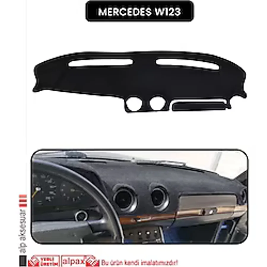 Mercedes W123torpido Koruma Halısı Siyah Kenar