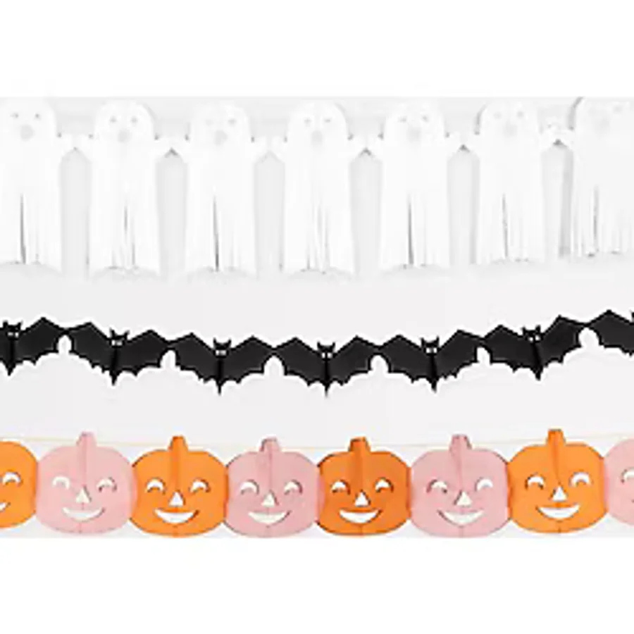 Meri Meri - Tissue Paper Halloween Garlands - Cadılan Bayramı Asılan Süs