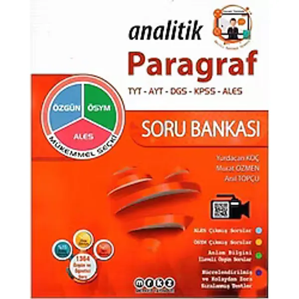 Merkez Yayınları TYT-AYT-DGS-KPSS-ALES Paragraf Analitik Soru Bankası