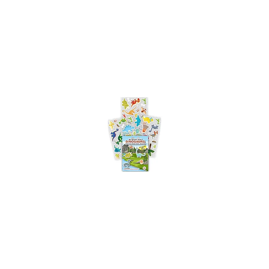 Mert Bebek My Sticker Book '' Dınosaurs'' , Tükenmeyen Sticker Kitabı Dinazorlar
