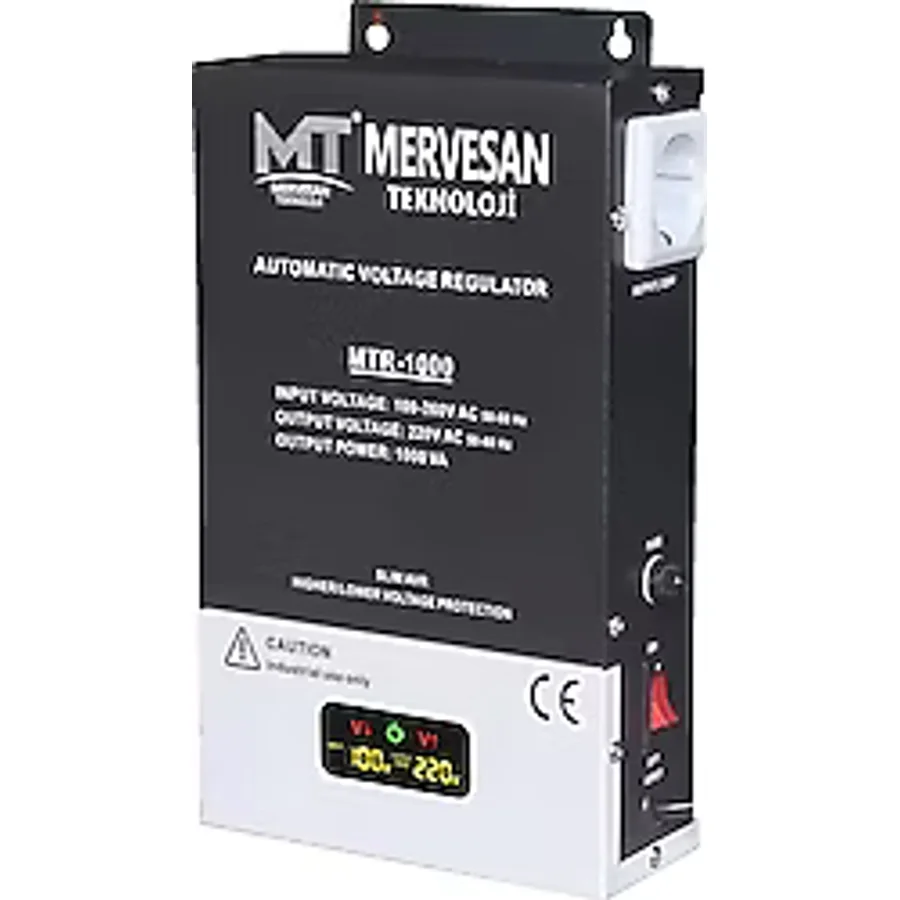 Mervesan MTR-1000 1000 VA Otomatik Voltaj Regülatörü