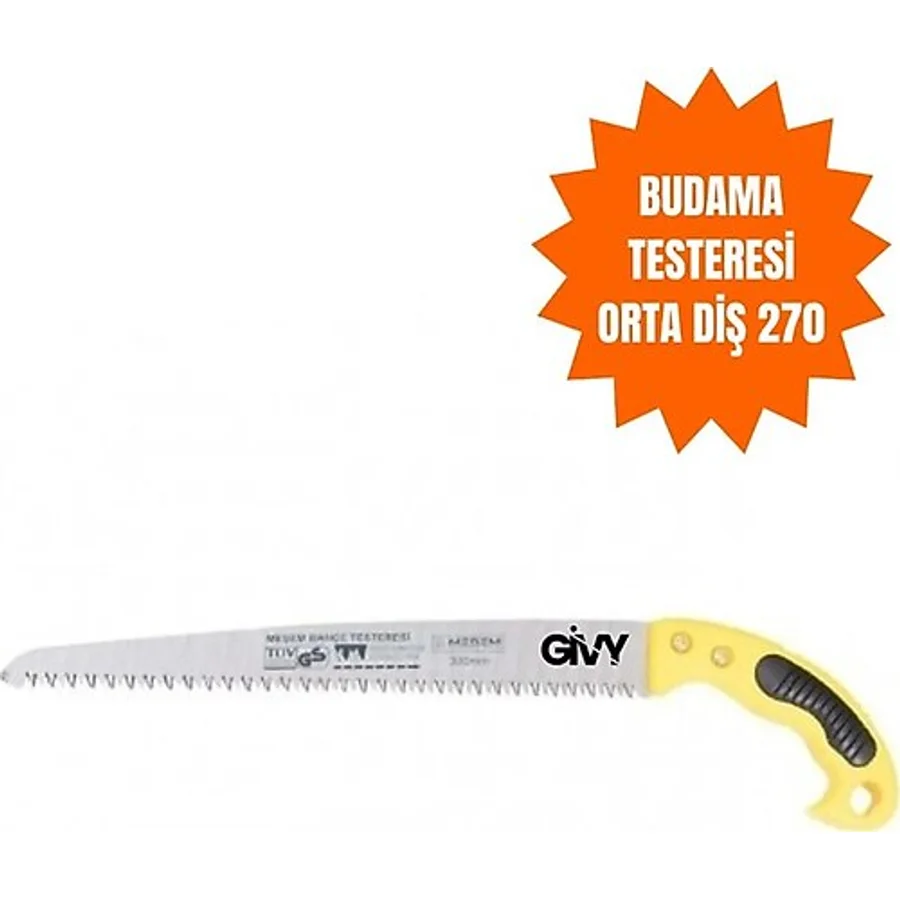 Meşem Budama Testeresi Orta Diş 270 mm