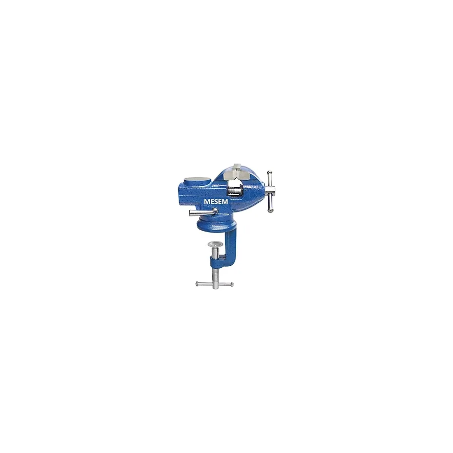 Meşem Dönerli Tezgah Ve Masa Mengene Mini 60 Mm