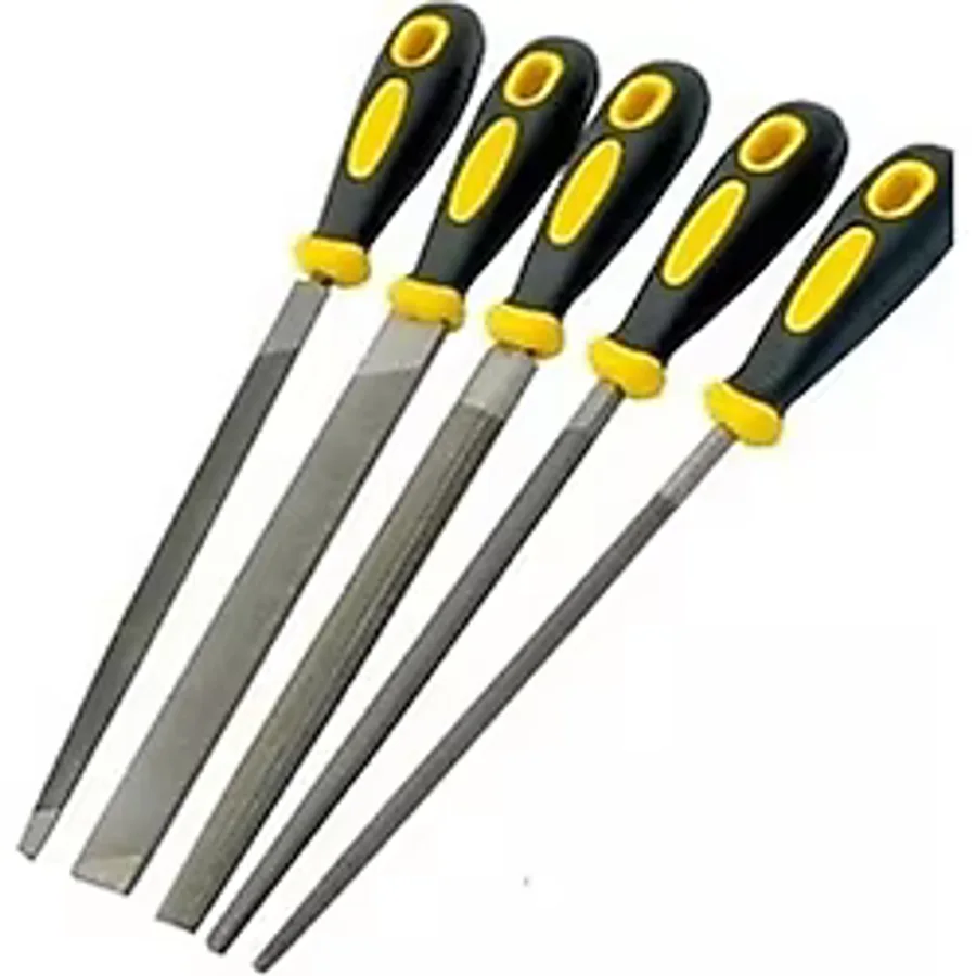 Meşem Eğe Seti 5'li - 8x200mm Yüksek Kalite Eğe